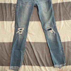 Hollister Highrise Crop Skinny Jeans